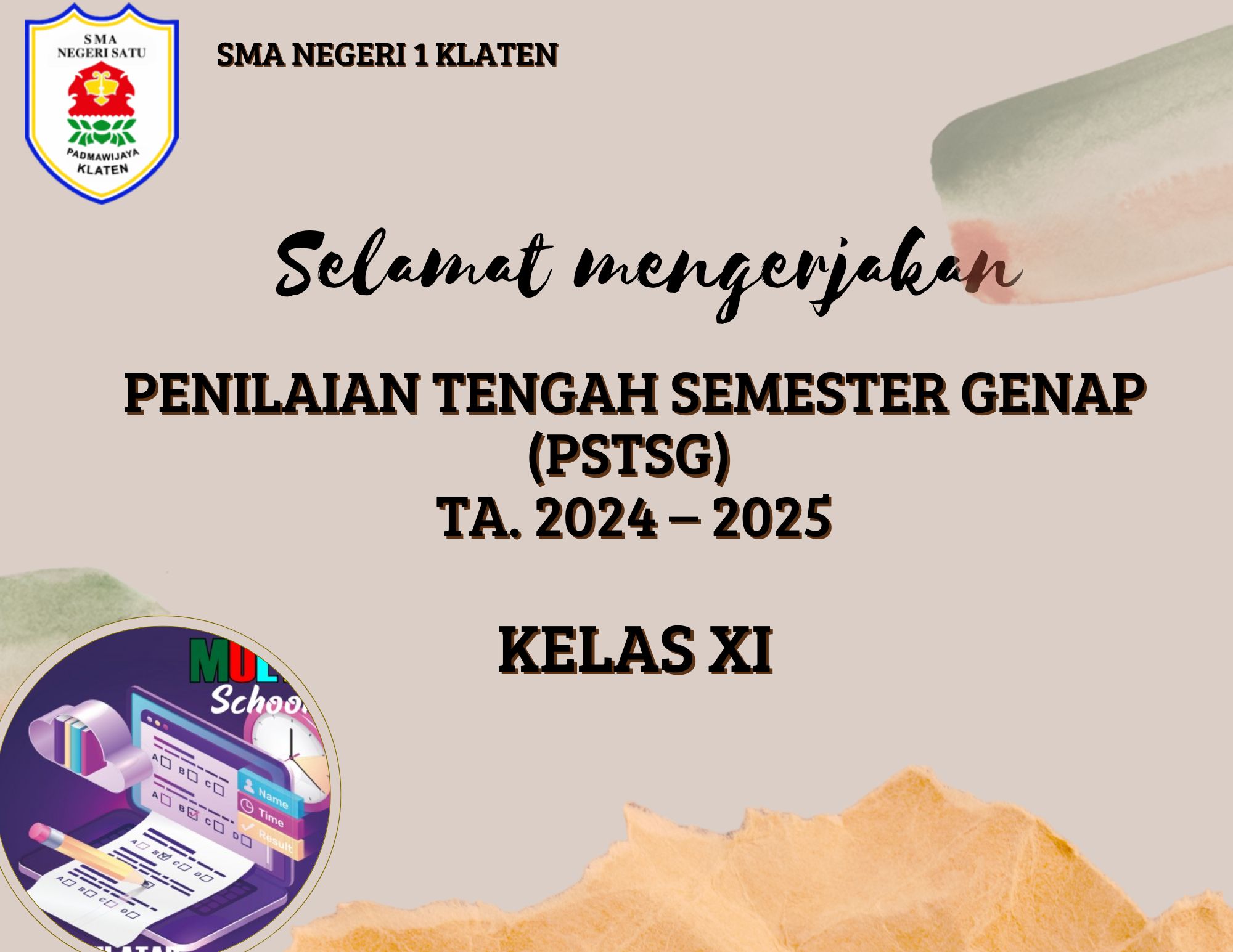 PENILAIAN SUMATIF TENGAH SEMESTER - KELAS XI