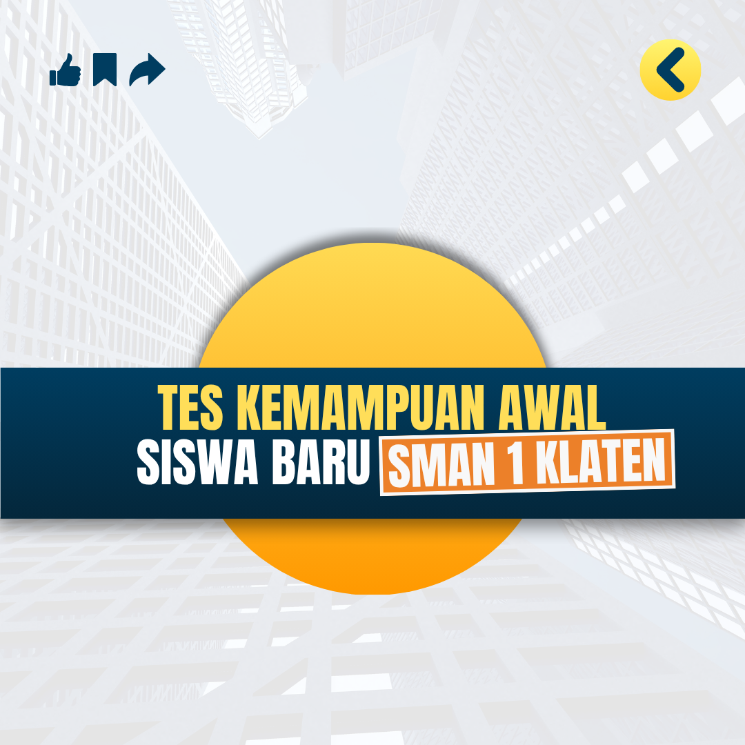 Tes Kompetensi Awal Siswa Baru Tahun 2025