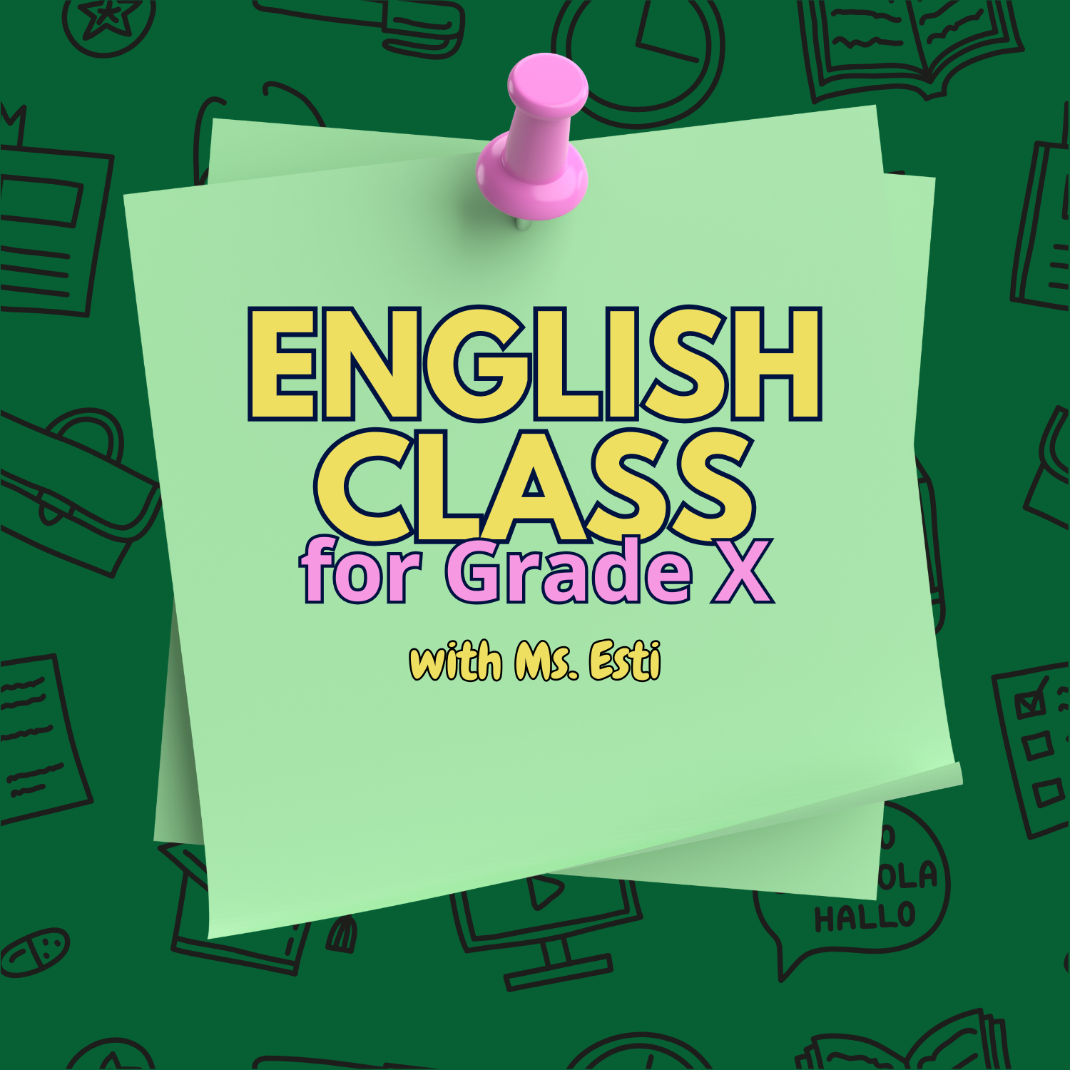 BAHASA INGGRIS X Semester Ganjil 2025/2026