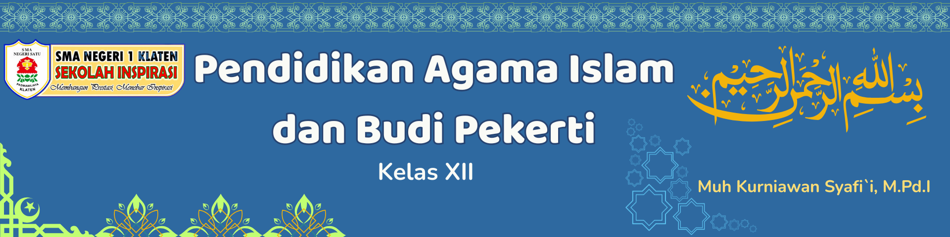 Pend. Agama Islam dan Budi Pekerti XII