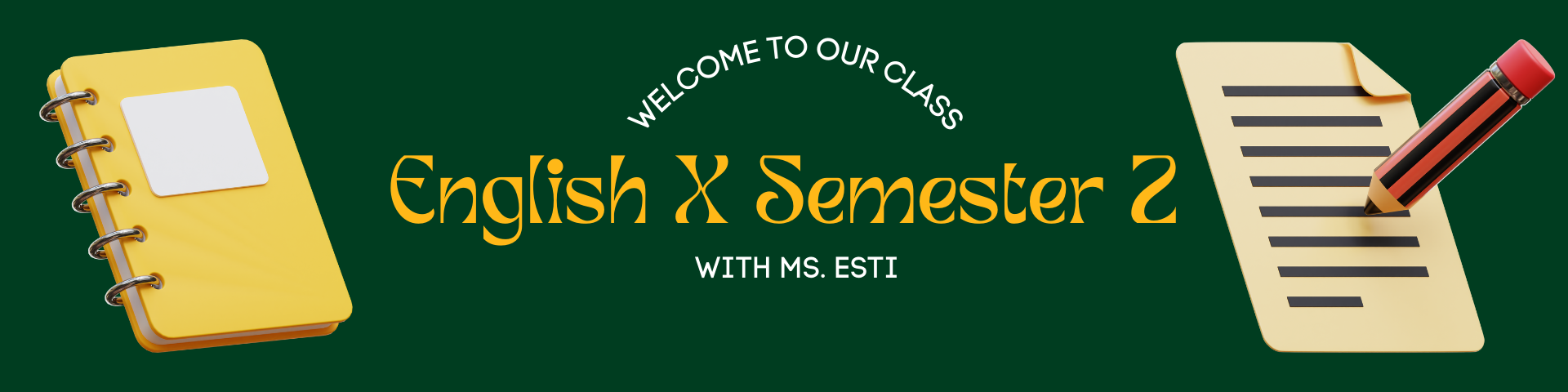 BAHASA INGGRIS X Semester Genap TA 2025/2026