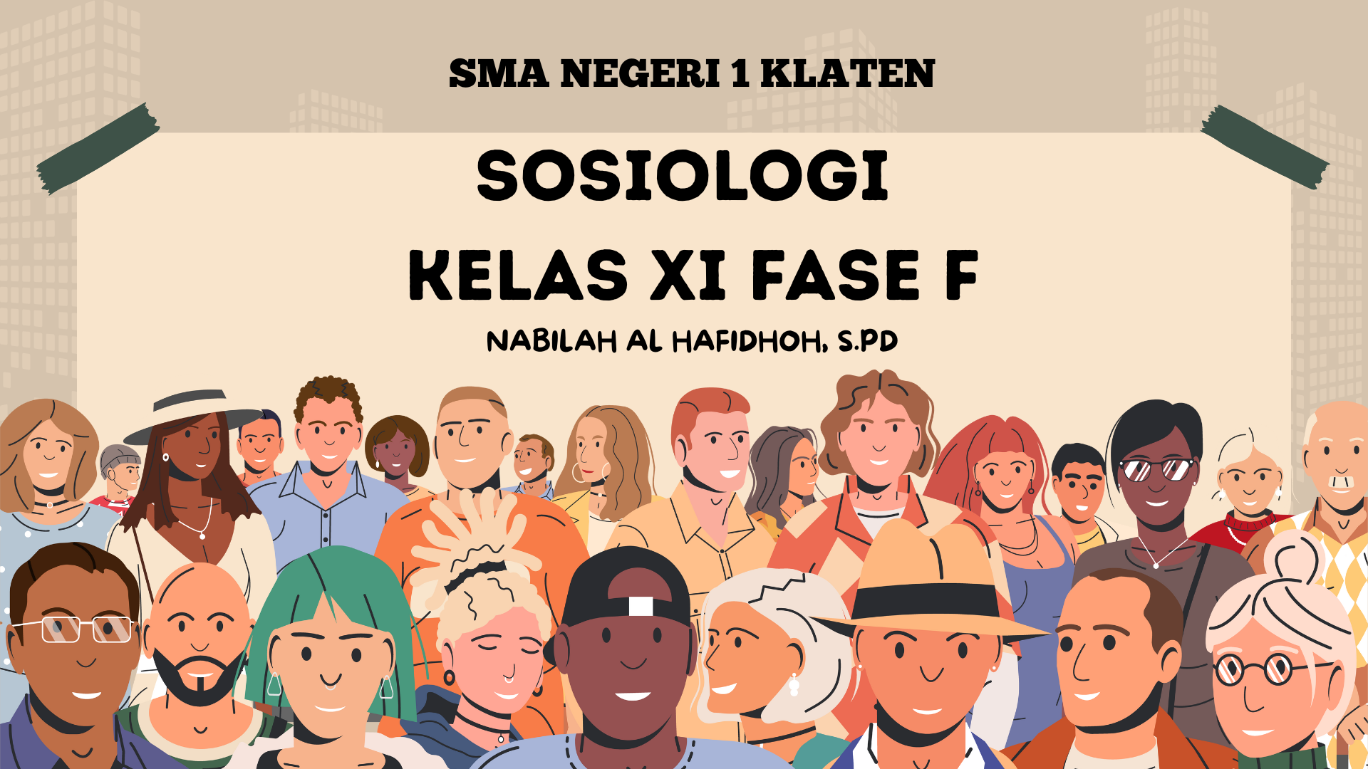 SOSIOLOGI KELAS XI