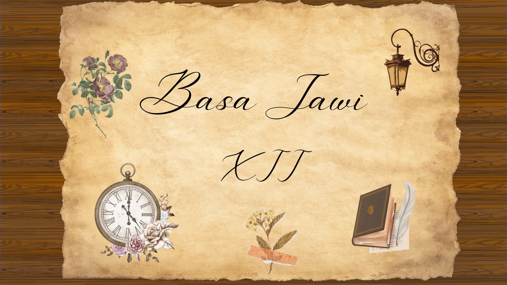 Bahasa Jawa Kelas XII Kafiyah Amri