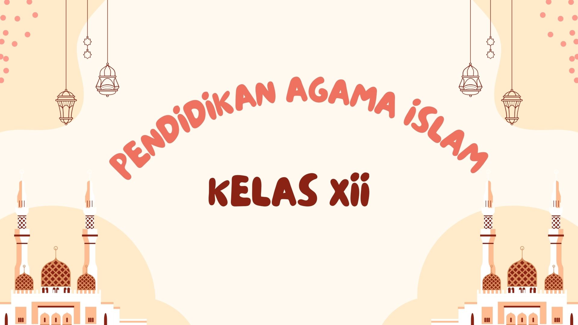 PENDIDIKAN AGAMA ISLAM XII GANJIL 2026/2027