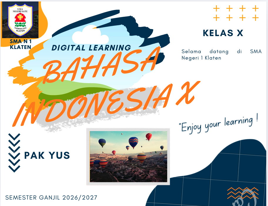 PEMBELAJARAN SEMESTER GANJIL TAHUN AJARAN 2026/2027 KELAS X