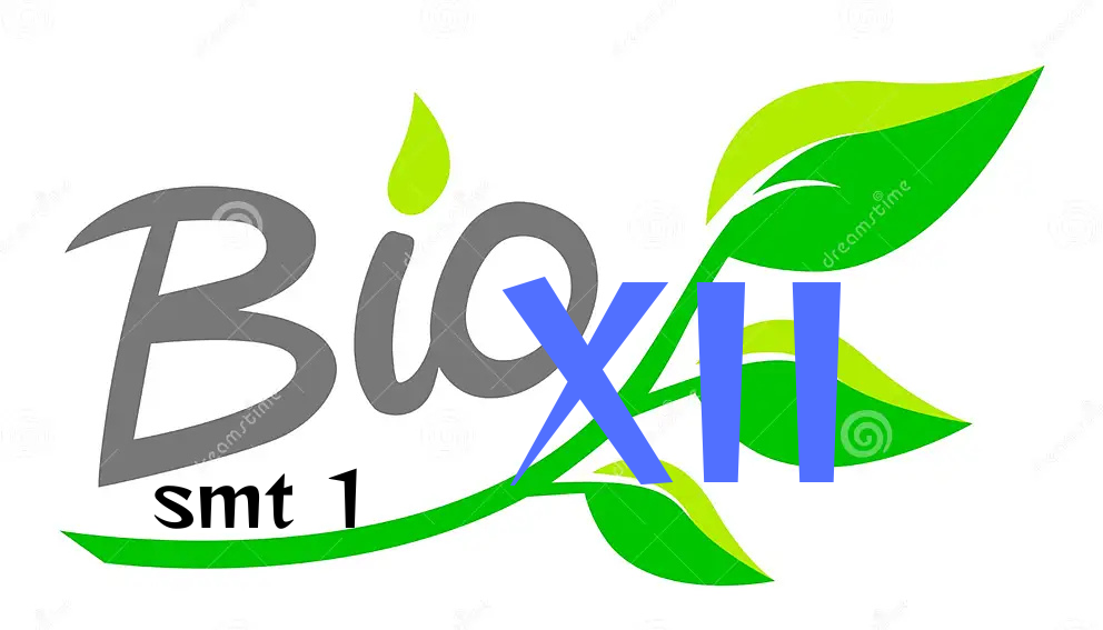 Biologi Kelas XII smt 1 2026/2027