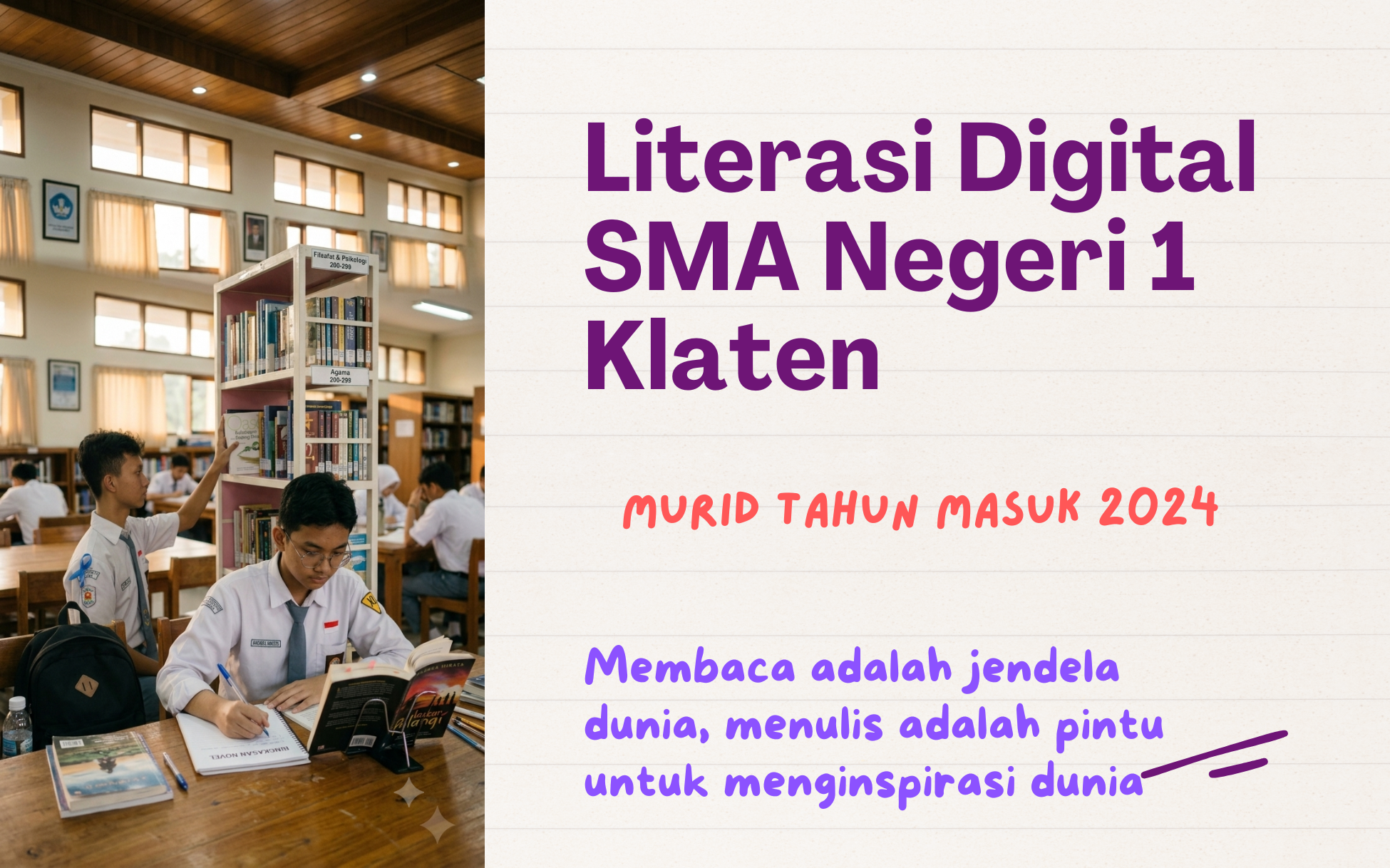 LITERASI TAHUN MASUK 2024