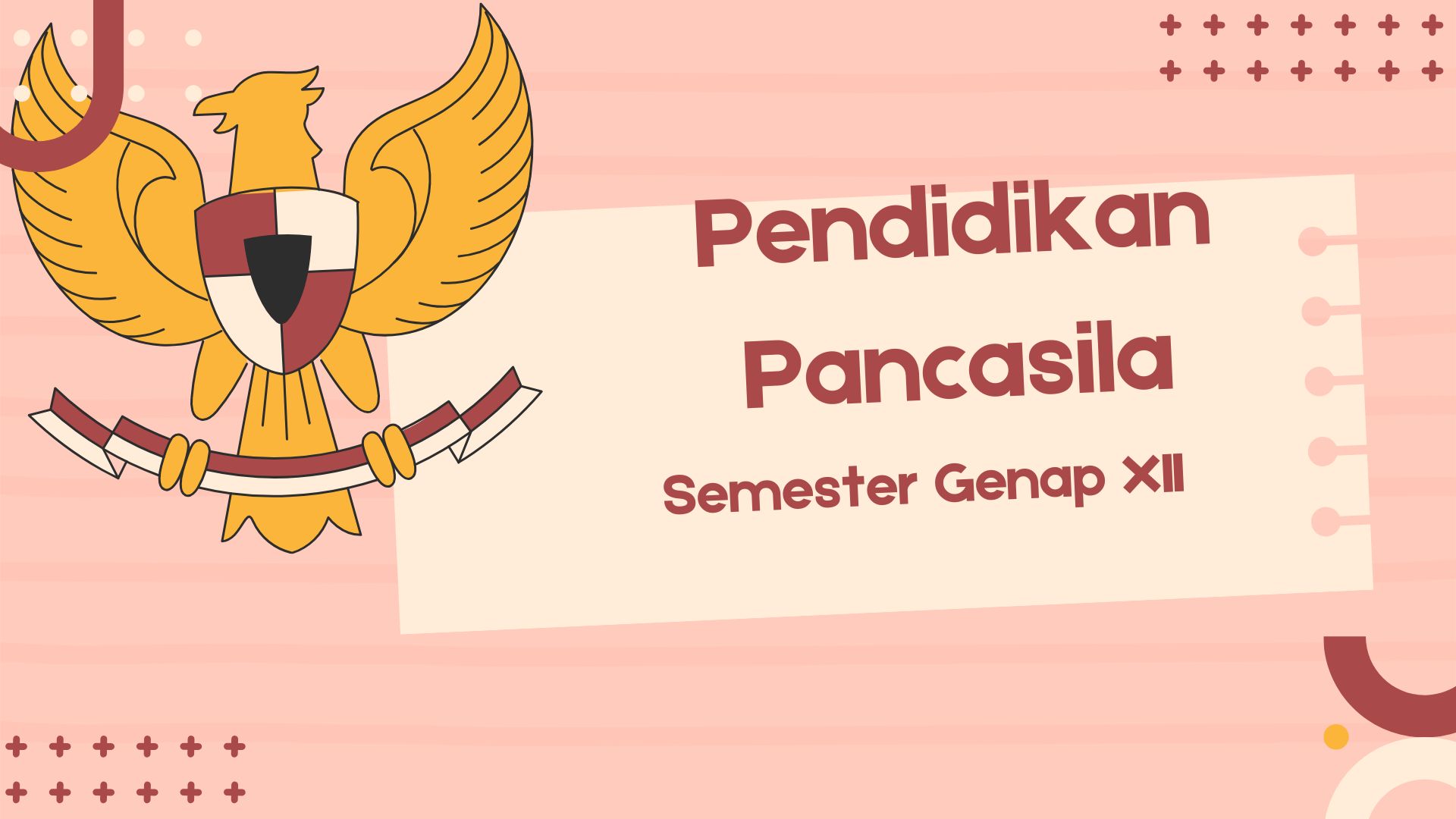 Pendidikan Pancasila XII