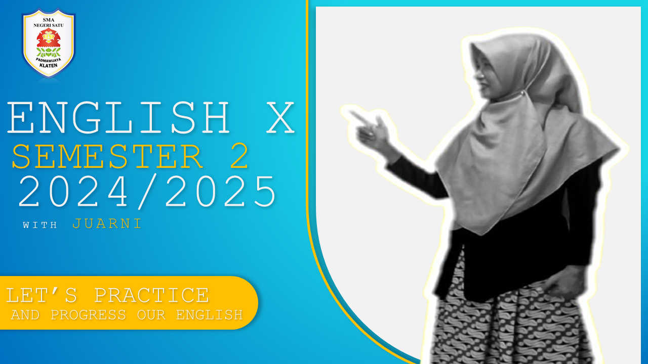 BAHASA INGGRIS X